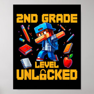 Póster 2º Grado De Grado De Niños Con Embalaje Desbloquea