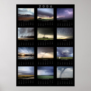 Póster 2006 Weather Calendar Poster