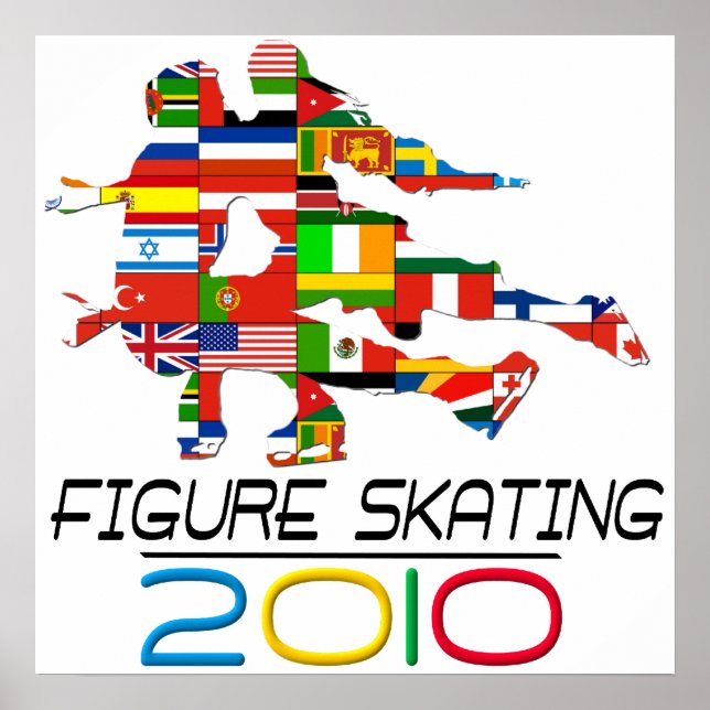 Póster 2010: Patinaje artístico (Frente)