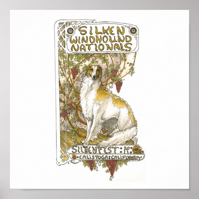 Póster 2011 Silkenfest logo Joyce Chin poster (Frente)