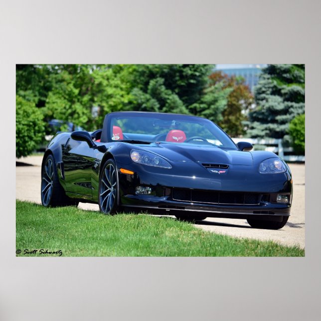 Póster 2013 60º aniversario C6 Corvette 427 convertible (Frente)