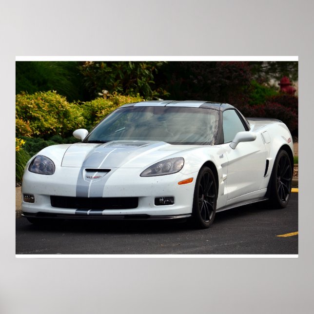Póster 2013 60º aniversario C6 Corvette ZR1 (Frente)