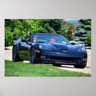 Póster 2013 60.os convertibles del Corvette 427 del