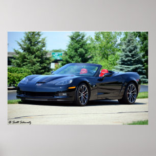 Póster 2013 60.os convertibles del Corvette 427 del