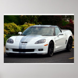 Póster 2013 60.os Corvettes ZR1 del aniversario C6