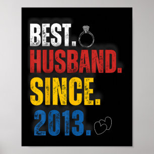 Póster 2013 Un Aniversario Boda Por Él Mejor Husb