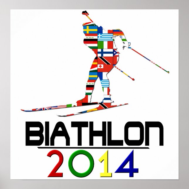 Póster 2014: Biatlón (Frente)