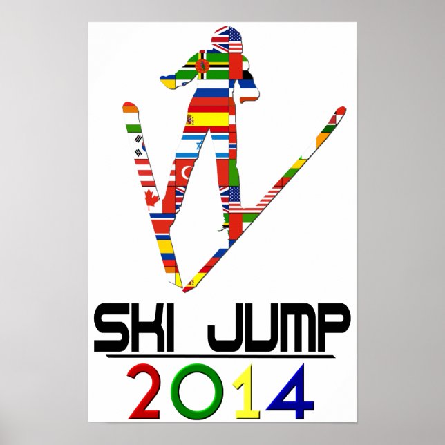 Póster 2014: Salto en esquí (Frente)