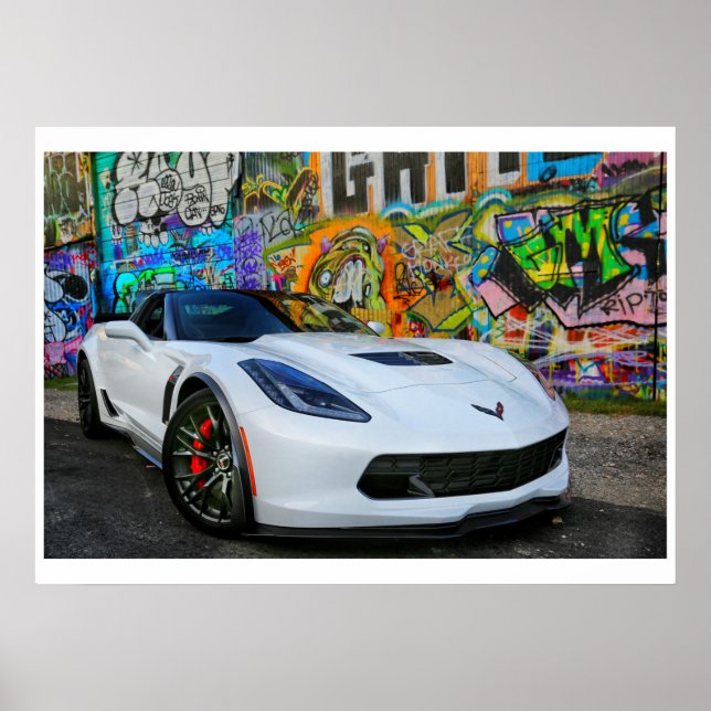 Póster 2015 Z06 Corvette (Frente)