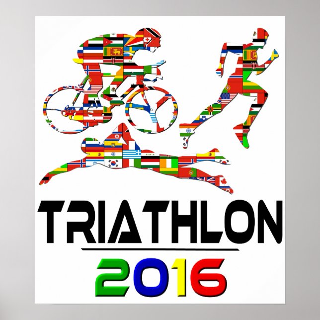Póster 2016: Triatlón (Frente)