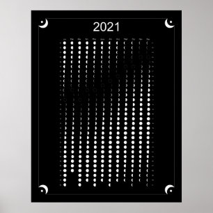 Póster 2021 - Calendario de la Luna Negra
