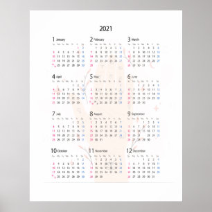 Póster 2021 Feliz Año Nuevo 2021 Feliz Año Nuevo 2021