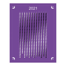 2021 - Morado del calendario lunar