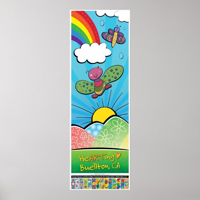 Póster 2023 Poster - Amando la lluvia - Buellton.Art (Frente)