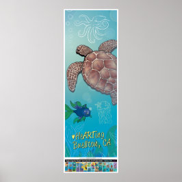 Póster 2024 Poster - Turtle Swim - Buellton.Art