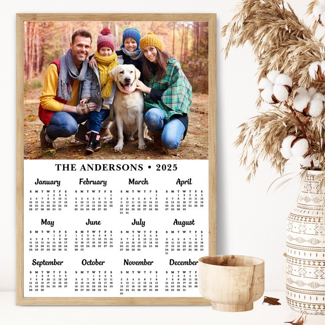Póster 2025 Personalizado Foto Simple Moderno Calendario  (Subido por el creador)
