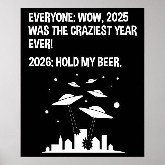 Póster 2026 Agárrame la Cerveza (Frente)
