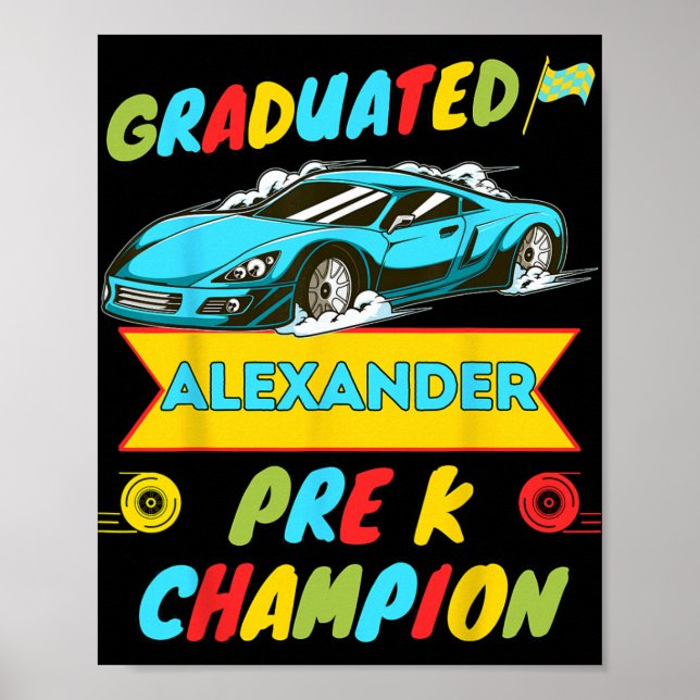Póster 2026 Auto Alexander Personalizado Último Día De Pr (Frente)