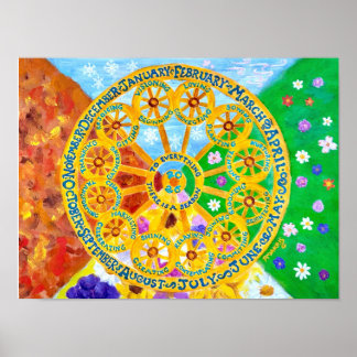 Póster 2026 Seasonal Calendar Poster