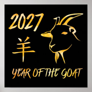 Póster 2027 Año Del Cabrito