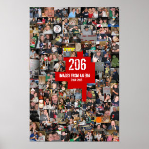 Póster 206 Poster conmemorativo