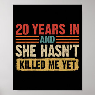 Póster 20 años después y ella tiene 39 años