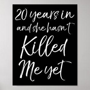Póster 20 años después y ella tiene 39 años