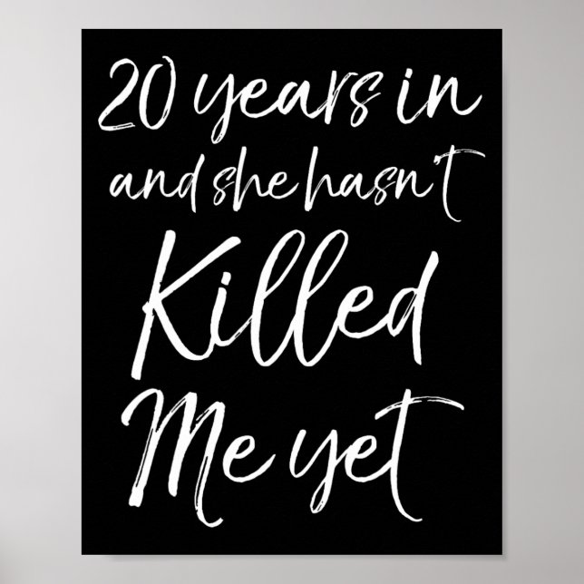 Póster 20 años después y ella tiene 39 años (Frente)