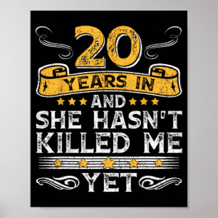 Póster 20 años después y ella tiene 39 años