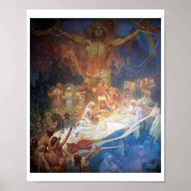 Póster #20 Apoteosis de los eslavos, mucha (Frente)