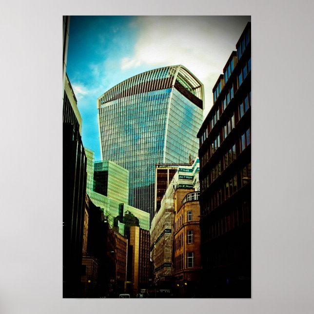 Póster 20 Fenchurch Street Walkie Talkie Building Londres (Frente)