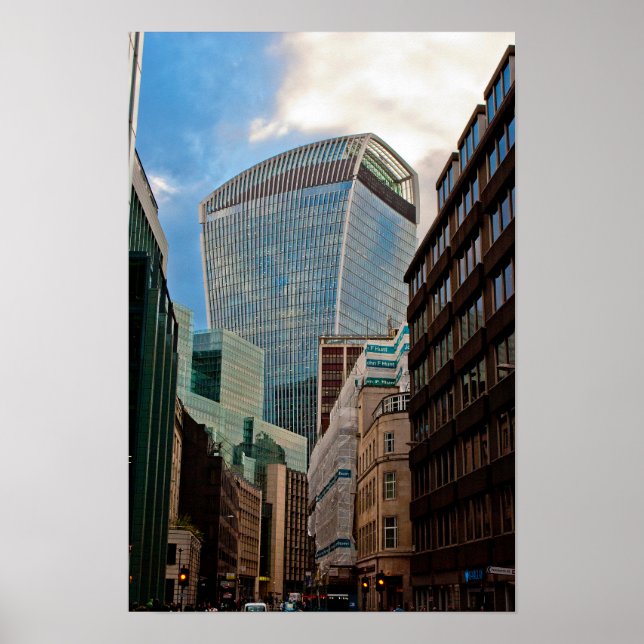 Póster 20 Fenchurch Street Walkie Talkie Building Londres (Frente)