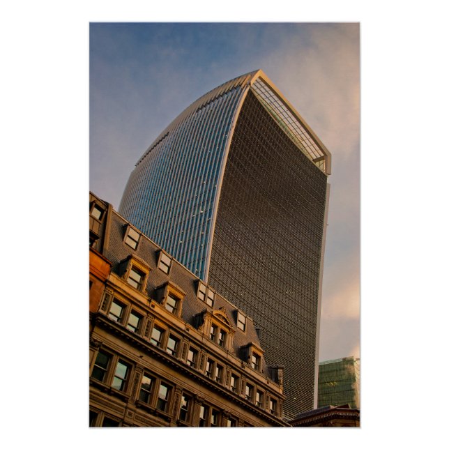 Póster 20 Fenchurch Street Walkie Talkie Building Londres (Anverso)