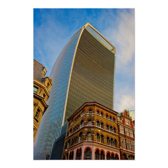 Póster 20 Fenchurch Street Walkie Talkie Building Londres (Anverso)