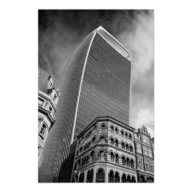 Póster 20 Fenchurch Street Walkie Talkie Building Londres (Anverso)