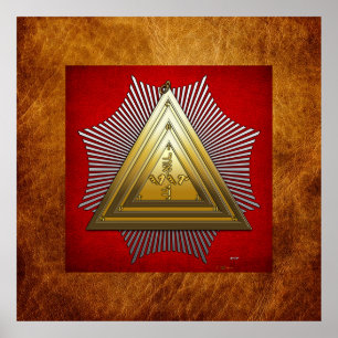 Póster 20° grado: Maestro del Lodge Simbólico