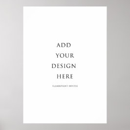 Póster 20"x28" (51x71 cm) Señalización/ Poster