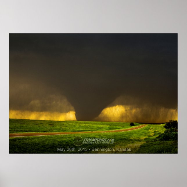 Póster 20" x 30", Poster Tornado (Frente)