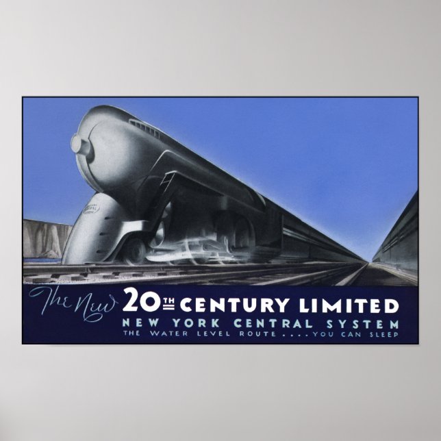 Póster 20th Century Limited - Ruta del nivel del agua (Frente)
