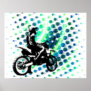 Póster 20x16 Poster de rizo semibrillante