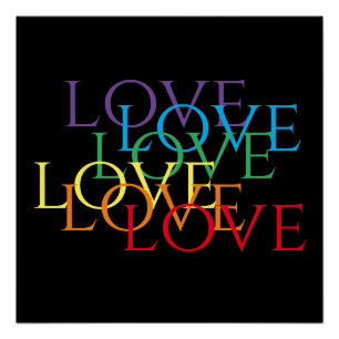 POSTER 20x20 LOVE II