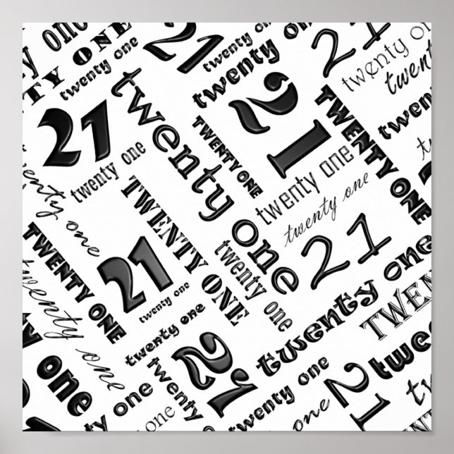 Póster 21.ª Fiesta Poster (Frente)