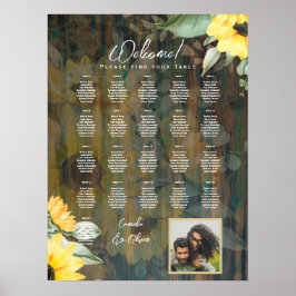 Póster 21 SILLONES DE FOTOGRAFÍA DE MADERA Rústica DE Mes