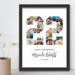 Póster 22.º Collage de fotos número 22 Personalizado<br><div class="desc">Celebrar el 22 cumpleaños con este poster de collage de fotos número 22 personalizado. Este regalo de personalizable también es perfecto para el aniversario de los bodas. Es una gran manera de mostrar preciosos recuerdos de tu vida de boda y casada. El poster presenta un collage de fotos que capturan...</div>