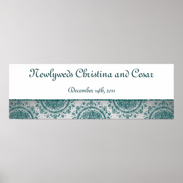 Póster 22.5"x7.5" - Noche de carteles personalizada en In (Frente)