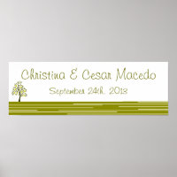 22.5"x7.5" Papel personalizado Fruta verde de la p