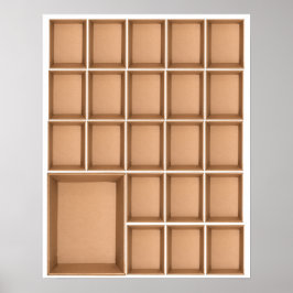 Póster 22 Image Boxes to create a Class Picture