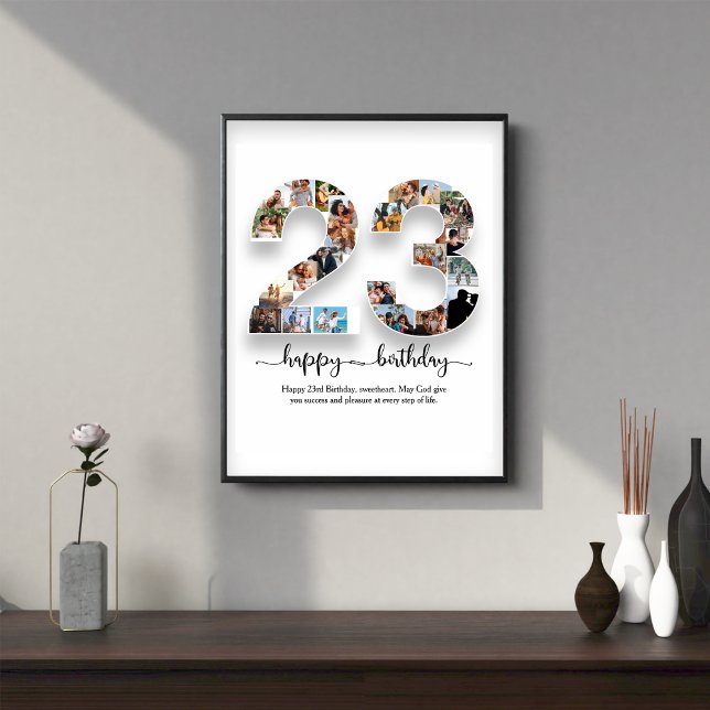 Póster 23.ª Poster del Collage de fotos de cumpleaños (Subido por el creador)