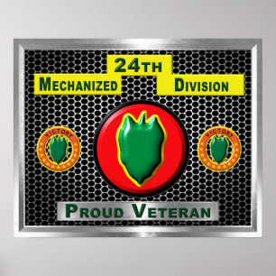 Póster 24ª División Mecanizada de Infantería