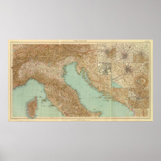 Póster 2426 Norte de Italia (Frente)